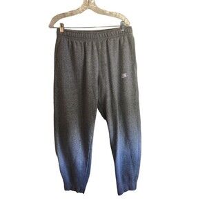 Nike Sweat Pants Women's Size Large Gray Stretch Drawstring Cotton Blend